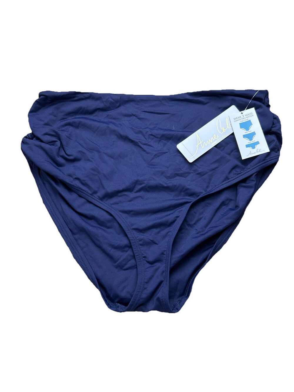 anne cole swimwear Bottom Swimsuit Large Women’s Navy